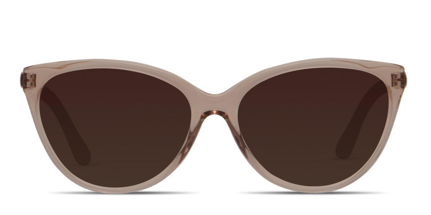 Amelia E. Duchess Clear Beige glasses - Clear / Beige - Frontal View