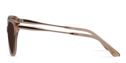 Amelia E. Duchess Clear Beige glasses - Clear / Beige - Side View