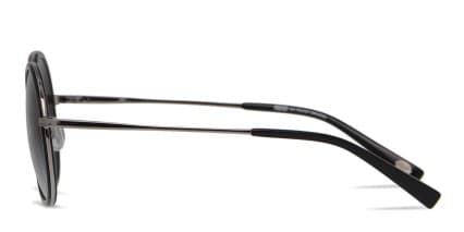 Ottoto Theron Black, Gunmetal glasses - Black / Gunmetal - Side View