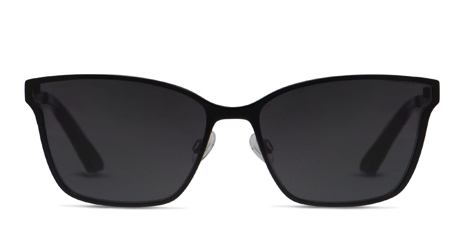 Amelia E. Doreen Black glasses - Black - Frontal View