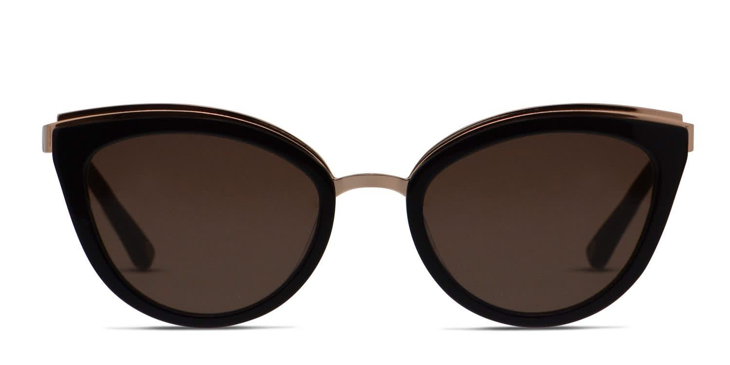 Muse Wilde Clear Black, Gold glasses - Black / Gold - Frontal View