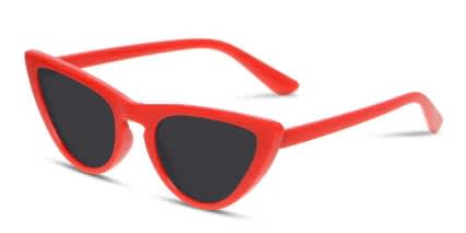 Amelia E. Alabama Red glasses - Red - Angle View