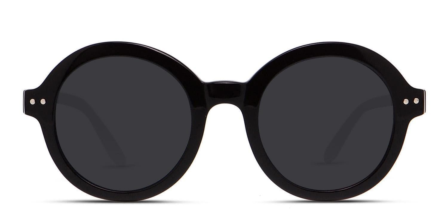 Muse Noreen Shiny Black glasses - Shiny Black - Frontal View