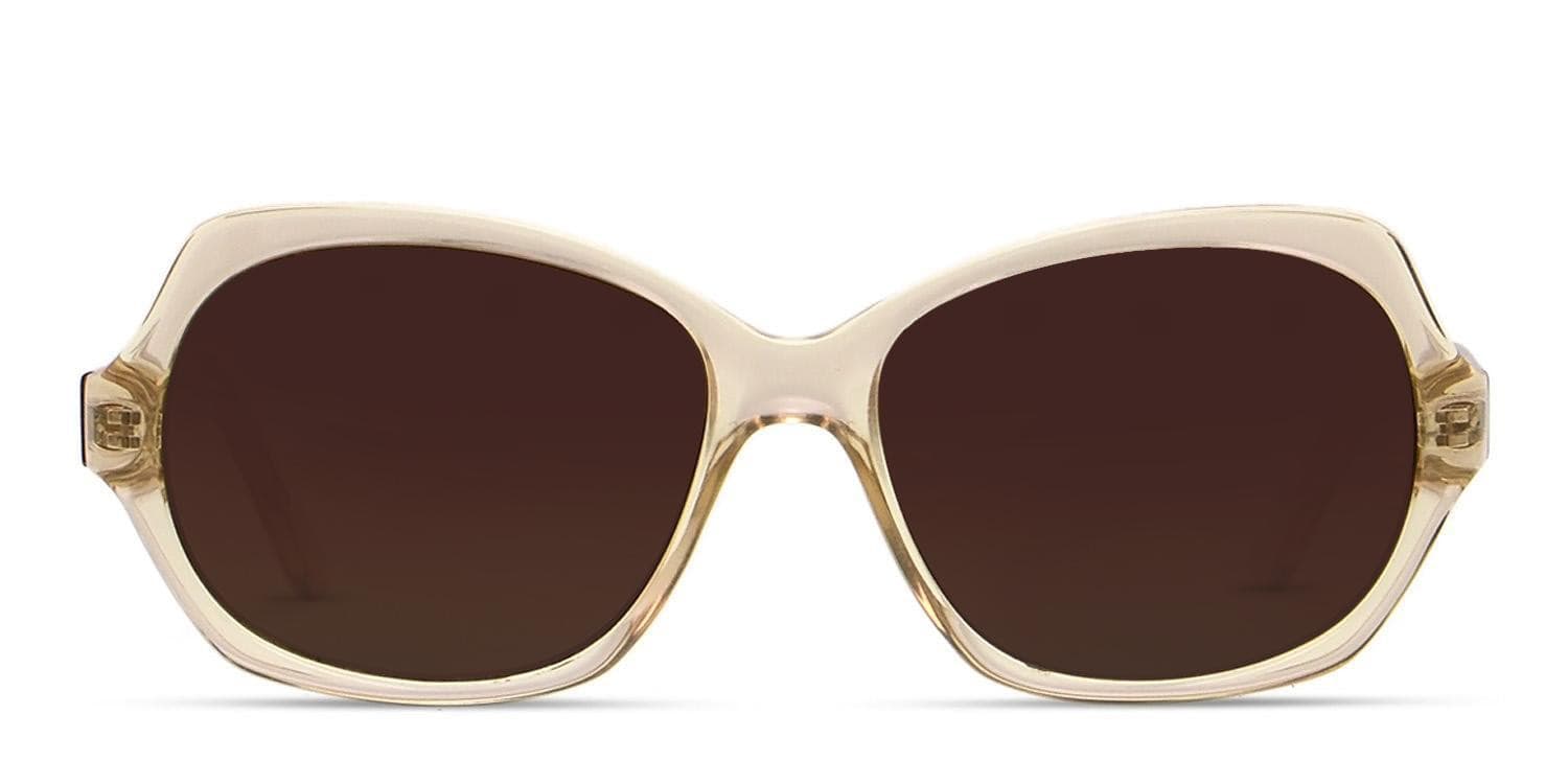 Muse Sloane Clear Yellow glasses - Clear / Yellow - Frontal View