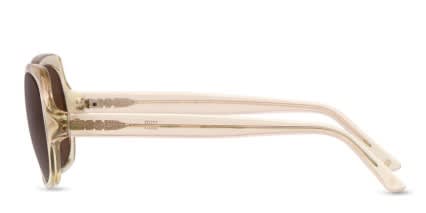 Muse Sloane Clear Yellow glasses - Clear / Yellow - Side View