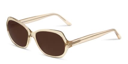 Muse Sloane Clear Yellow glasses - Clear / Yellow - Angle View