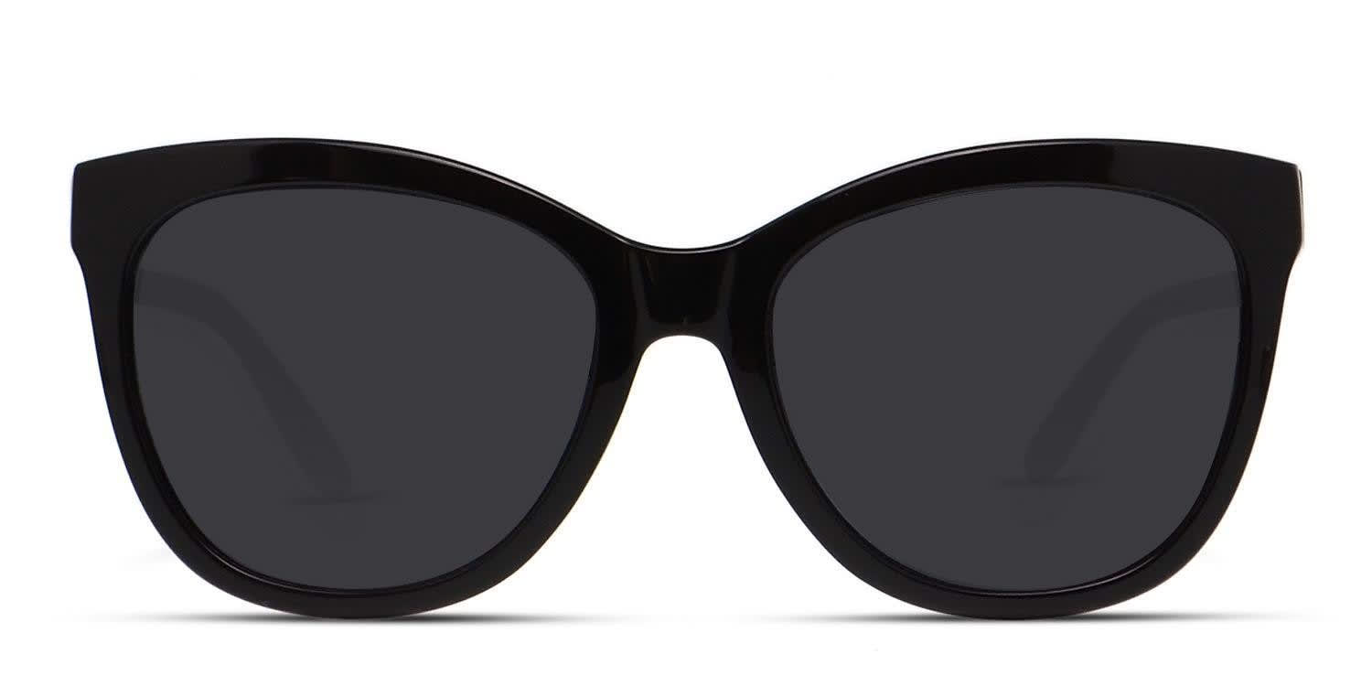 Muse Danita Shiny Black glasses - Shiny Black - Frontal View