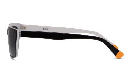 Revel Appalachian Black/White glasses - Black / White - Side View