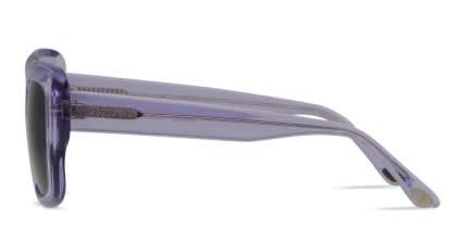 Amelia E. Honeybee Clear Purple glasses - Clear / Purple - Side View