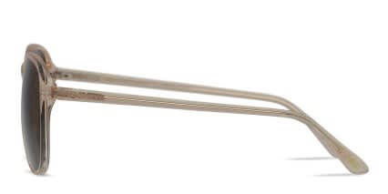 Ottoto Wayne Clear Beige glasses - Clear / Beige - Side View