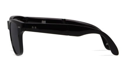 Muse Journey Shiny Black Foldable glasses - Shiny Black - Side View