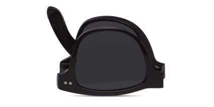 Muse Journey Shiny Black Foldable glasses - Shiny Black - Angle View
