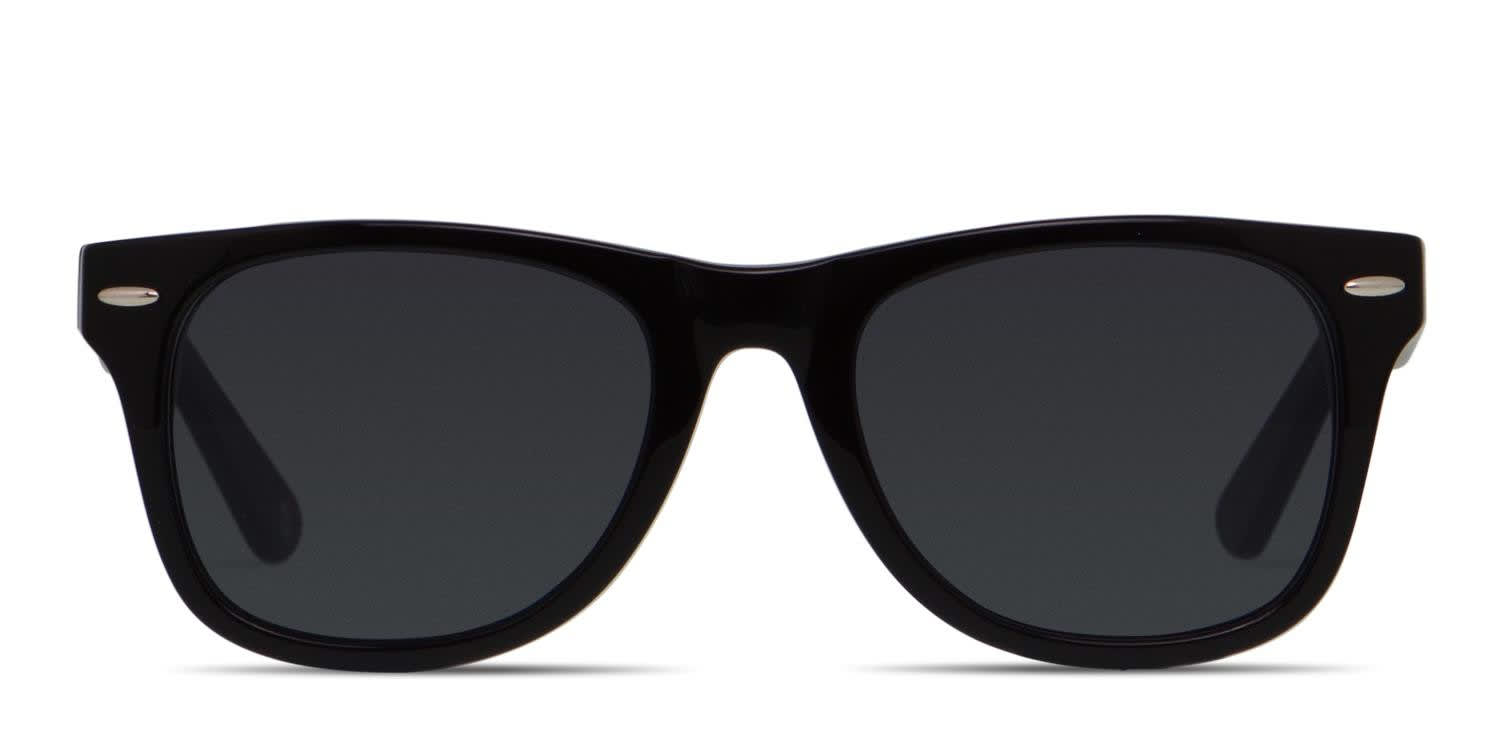 Muse M Classic Shiny Black/White/Gray glasses - Gray / White / Shiny Black - Frontal View