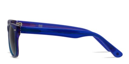 Muse M Classic Blue, Clear glasses - Blue / Clear - Side View
