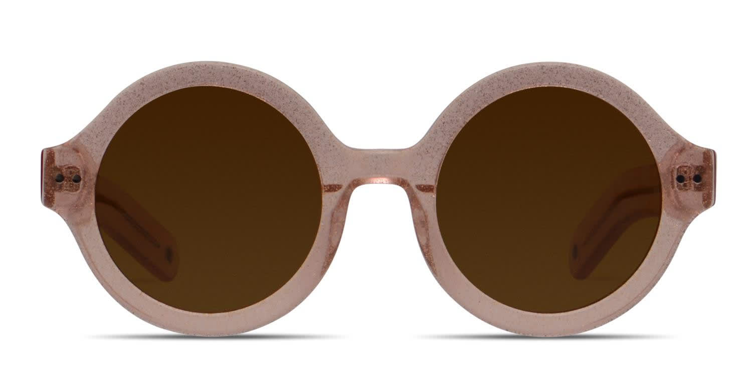Muse Pernell Pink, Glitter glasses - Glitter / Pink - Frontal View