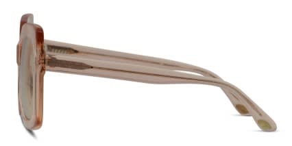 Amelia E. Sparkle Clear Pink glasses - Clear / Pink - Side View