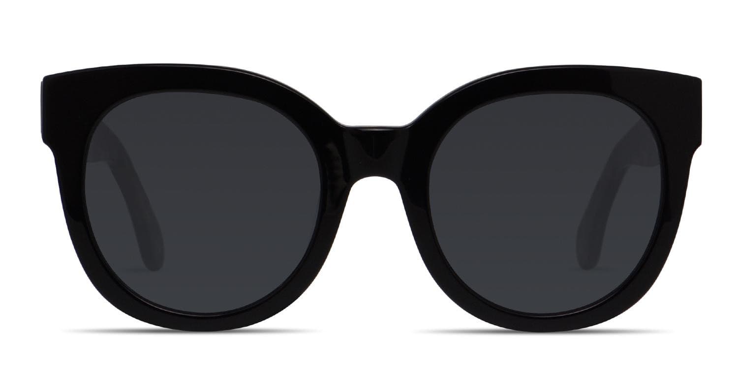 Muse Sherry Shiny Black glasses - Tortoise / Shiny Black - Frontal View