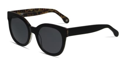Muse Sherry Shiny Black glasses - Tortoise / Shiny Black - Angle View