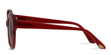 Amelia E. Spellbound Red, Clear glasses - Red / Clear - Side View