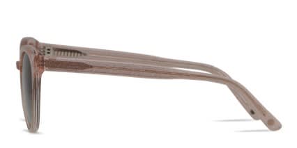 Muse Melrose Pink, Glitter, Brown glasses - Brown / Glitter / Pink - Side View