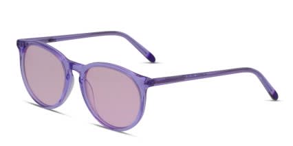 Revel Light Clear Purple glasses - Clear / Purple - Angle View
