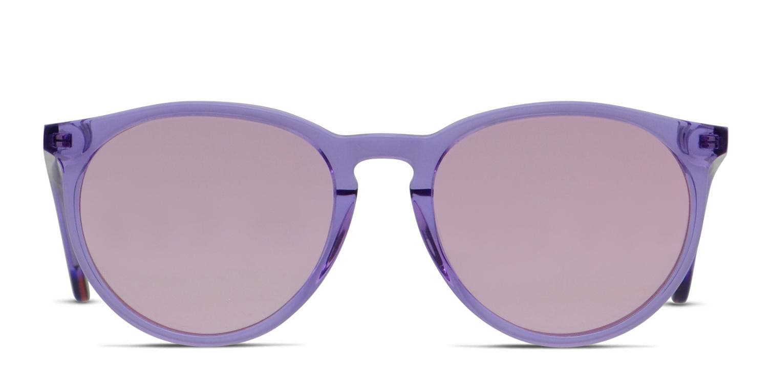 Revel Light Clear Purple glasses - Clear / Purple - Frontal View