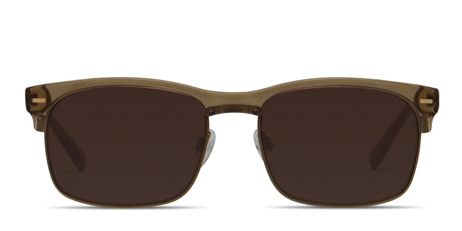 Ottoto Jennings Clear Beige/Brown glasses - Beige / Clear / Brown - Frontal View