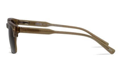 Ottoto Jennings Clear Beige/Brown glasses - Beige / Clear / Brown - Side View
