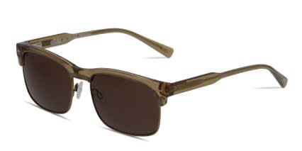 Ottoto Jennings Clear Beige/Brown glasses - Beige / Clear / Brown - Angle View