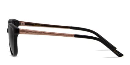Amelia E. Colby Shiny Black glasses - Shiny Black - Side View