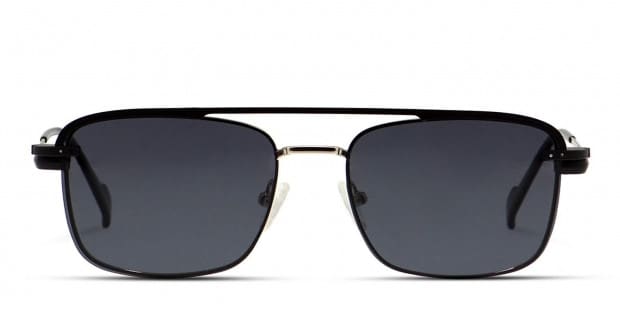 Ottoto Ciccio Black Silver w Clip on Prescription Eyeglasses