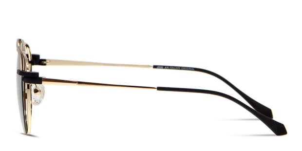 Ottoto Clemenzo Gold w/Clip-on Prescription Eyeglasses