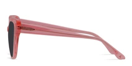 Amelia E. Catspaw Clear Pink glasses - Pink / Clear - Side View