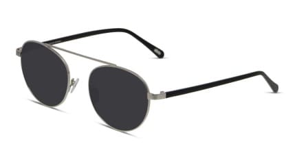 Ottoto Fausto Silver, Black glasses - Silver / Black - Angle View