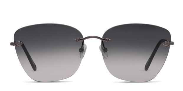 Yoji Osaka Gunmetal, Black Prescription Sunglasses - 50% Off