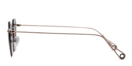 Yoji Aso Brown glasses - Brown - Side View