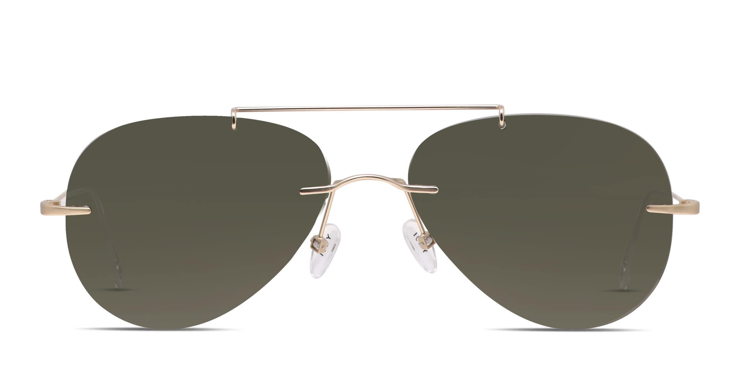 Yoji Genovese Gold glasses - Gold - Frontal View