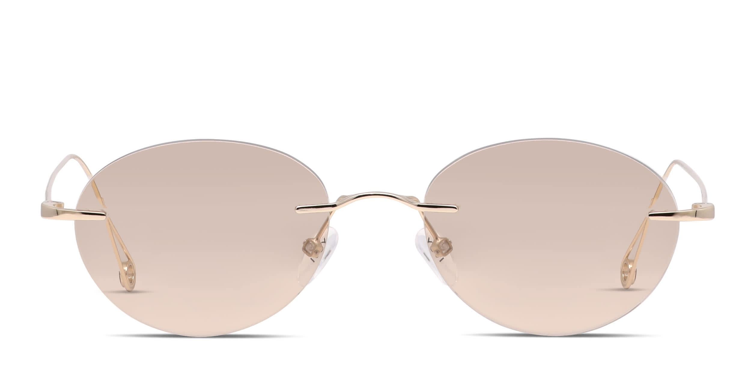 Yoji Caruso Gold glasses - Gold - Frontal View