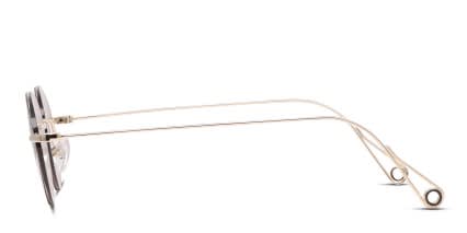 Yoji Caruso Gold glasses - Gold - Side View