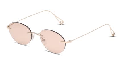 Yoji Caruso Gold glasses - Gold - Angle View