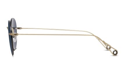 Yoji Matsudo Gold, Green glasses - Gold - Side View