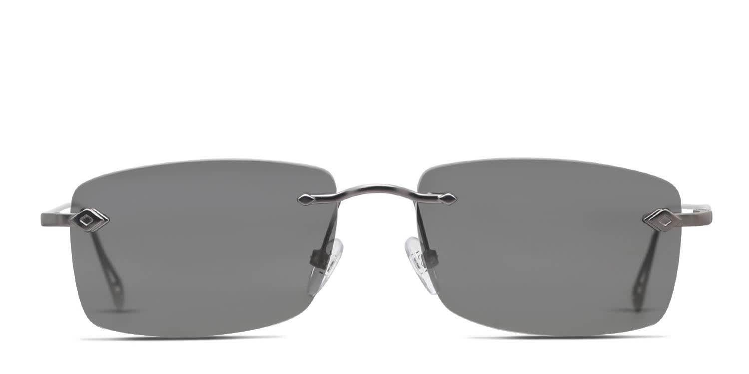 Yoji Edo Gunmetal glasses - Gunmetal - Frontal View