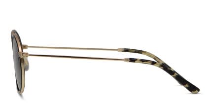 Ottoto Caine Brown/Tortoise/Gold glasses - Brown / Tortoise / Gold - Side View
