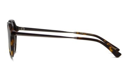 Ottoto Monarch Tortoise, Gunmetal glasses - Tortoise / Gunmetal - Side View