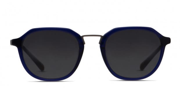Ottoto Monarch Blue, Gunmetal Prescription Sunglasses - 50% Off Lenses