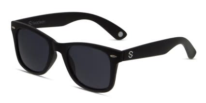 SeaClean Black glasses - Black - Angle View