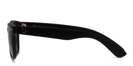 SeaClean Black glasses - Black - Side View