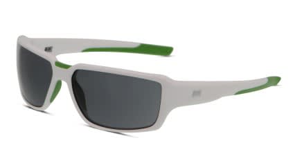 Revel Nico White, Green glasses - White / Green - Angle View