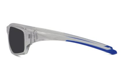 Revel Tour de Force Clear, Blue glasses - Clear / Blue - Side View