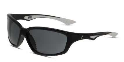 Revel Blank Shiny Black/White glasses - Shiny Black / White - Angle View